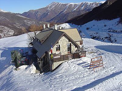 The ski resort in summer